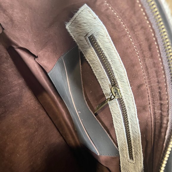 NWT Corral Boots Branded Hair-on Tote Bag 13T x 18W - Picture 7 of 9